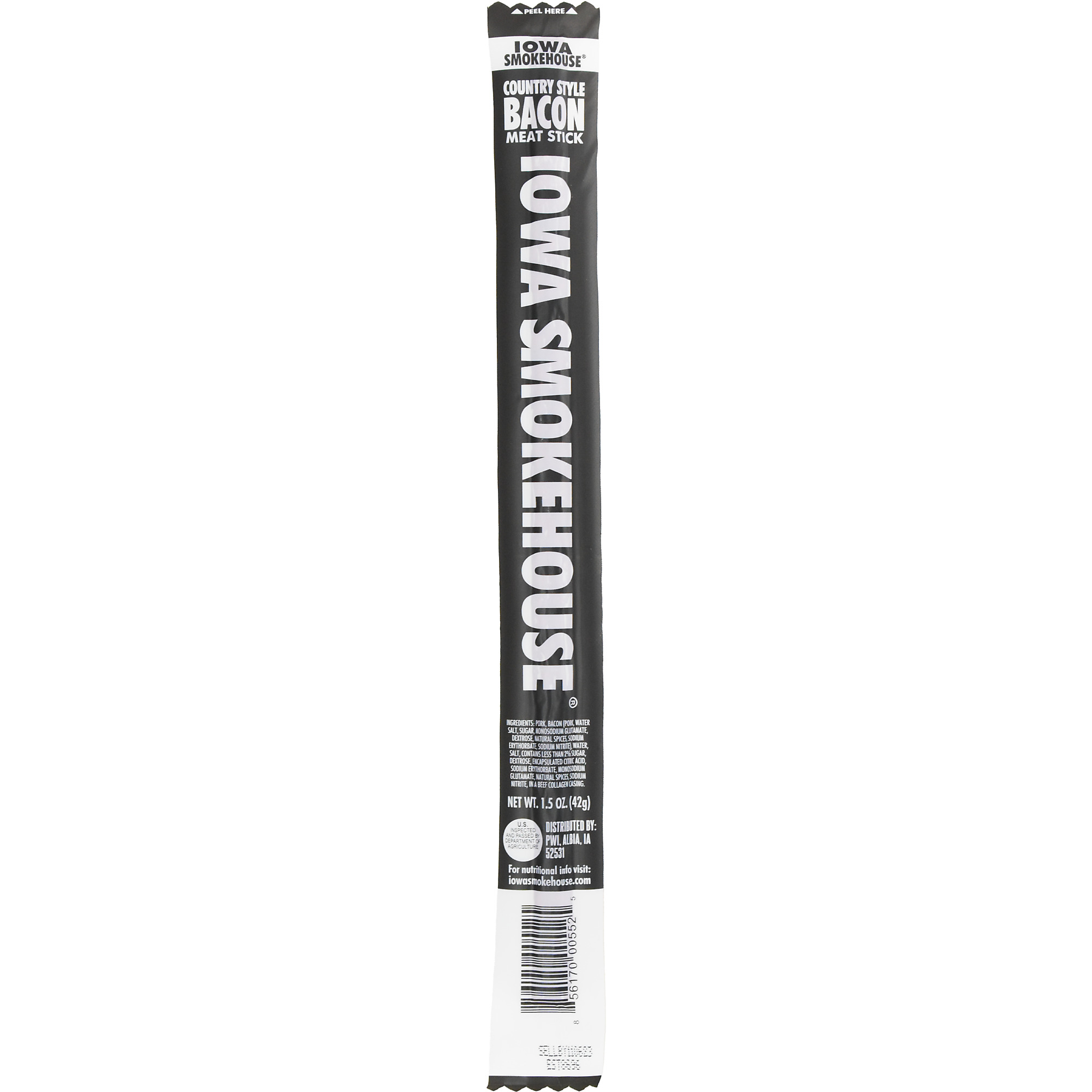 IOWA SMOKEHOUSE 1.5 oz Country Style Meat Stick Bacon